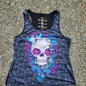 Unbranded Skull Tank READ Description
